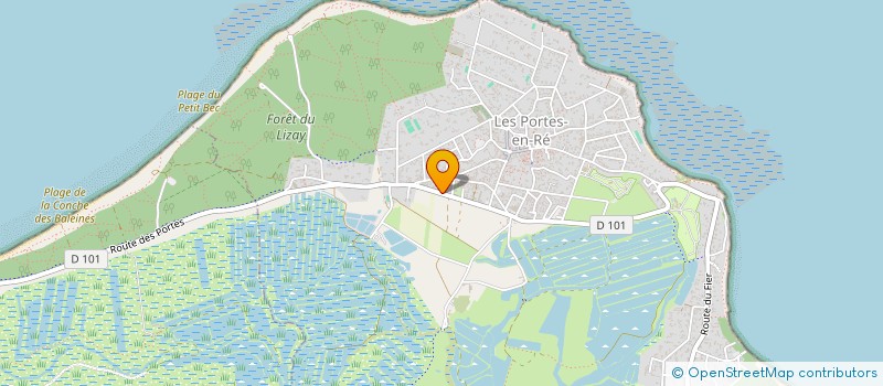 localisation de l'entreprise MONSIEUR CHRISTOPHE CAQUELARD  LES PORTES-EN-RE