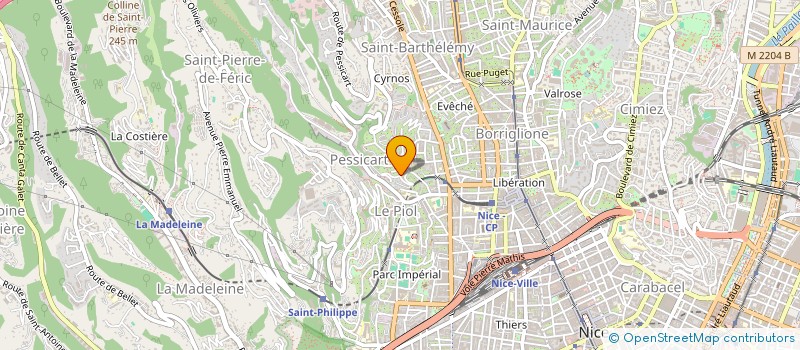 localisation de l'entreprise MONSIEUR CHRISTOPHE CARAYON  NICE