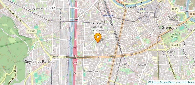 localisation de l'entreprise MONSIEUR CHRISTOPHE CARDOEN à GRENOBLE