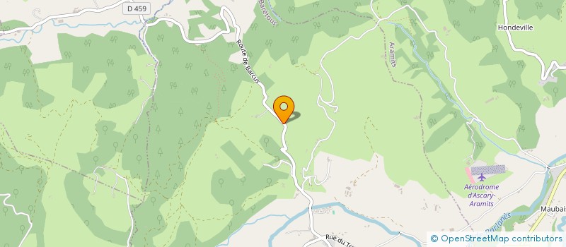 localisation de l'entreprise MONSIEUR CHRISTOPHE CARDOSA  LANNE-EN-BARETOUS