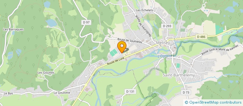 localisation de l'entreprise MONSIEUR CHRISTOPHE CARITEY  MELISEY