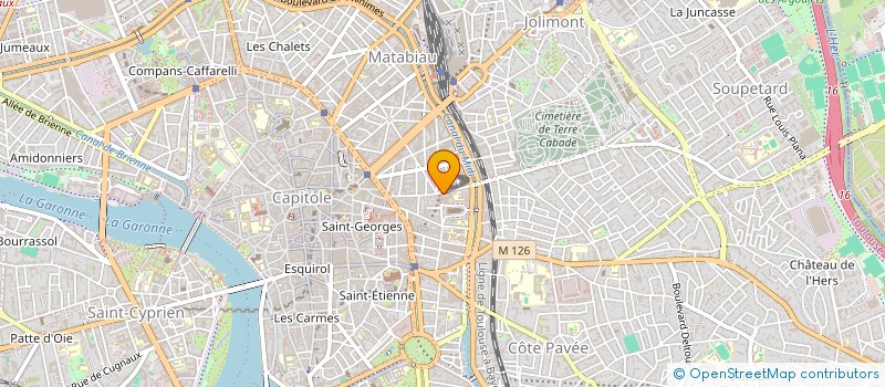 localisation de l'entreprise MONSIEUR CHRISTOPHE CARLES  TOULOUSE