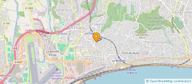 localisation de l'entreprise MONSIEUR CHRISTOPHE CARLIER  CANNES