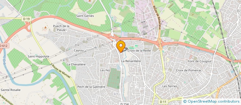 localisation de l'entreprise MONSIEUR CHRISTOPHE CARMONA  BEZIERS