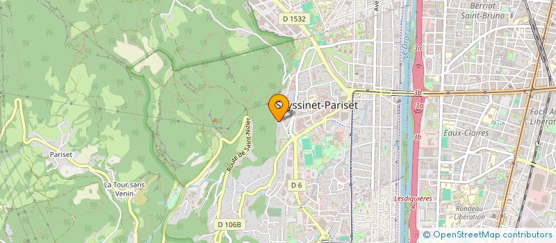 localisation de l'entreprise MONSIEUR CHRISTOPHE CARNEIRO à ECHIROLLES