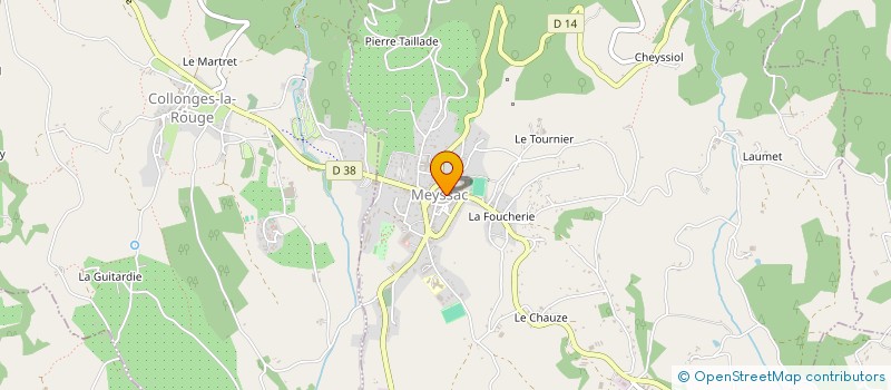 localisation de l'entreprise MONSIEUR CHRISTOPHE CARON à MEYSSAC