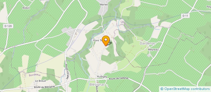 localisation de l'entreprise MONSIEUR CHRISTOPHE CARPENTIER  HOUEILLES