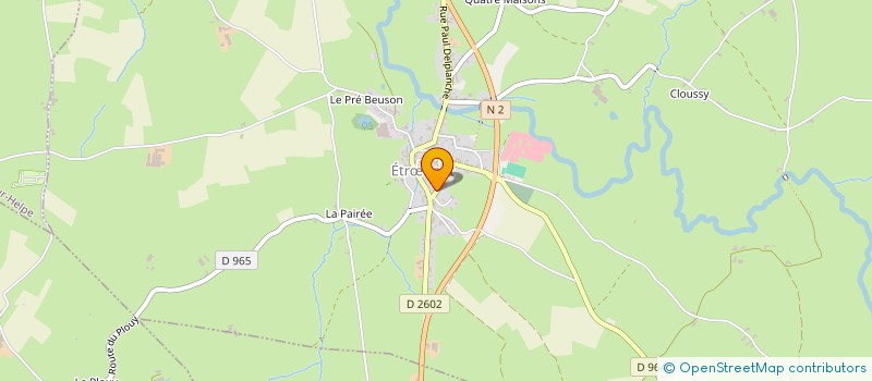 localisation de l'entreprise MONSIEUR CHRISTOPHE CARRE  ETRUNGT