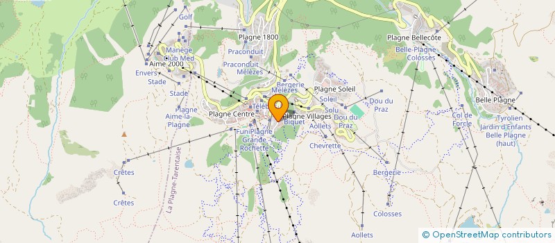 localisation de l'entreprise MONSIEUR CHRISTOPHE CARRE  AIME-LA-PLAGNE