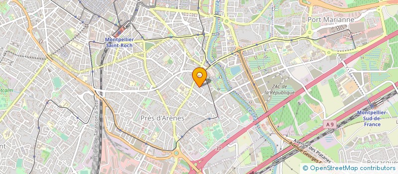 localisation de l'entreprise MONSIEUR CHRISTOPHE CARRERE  MONTPELLIER