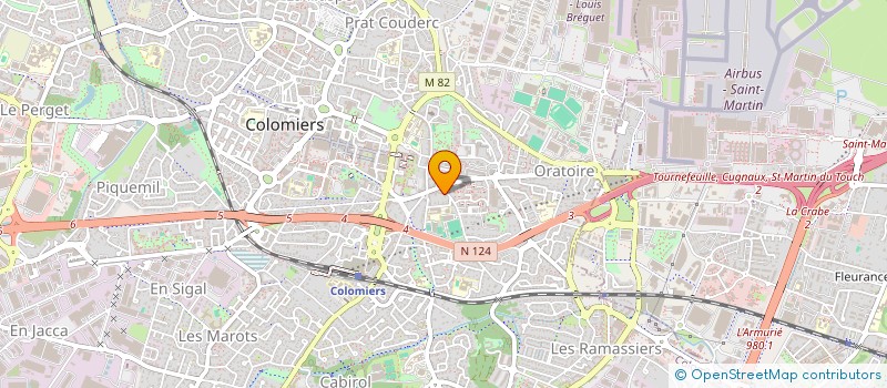 localisation de l'entreprise MONSIEUR CHRISTOPHE CARRERE à COLOMIERS