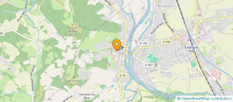 localisation de l'entreprise MONSIEUR CHRISTOPHE CARRILLO  NAY