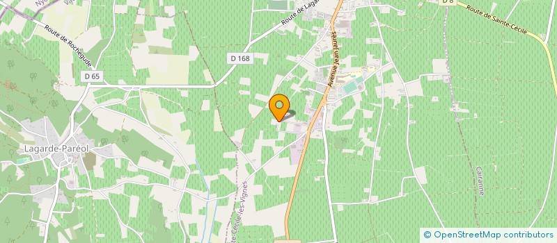 localisation de l'entreprise MONSIEUR CHRISTOPHE CASAS  SAINTE-CECILE-LES-VIGNES