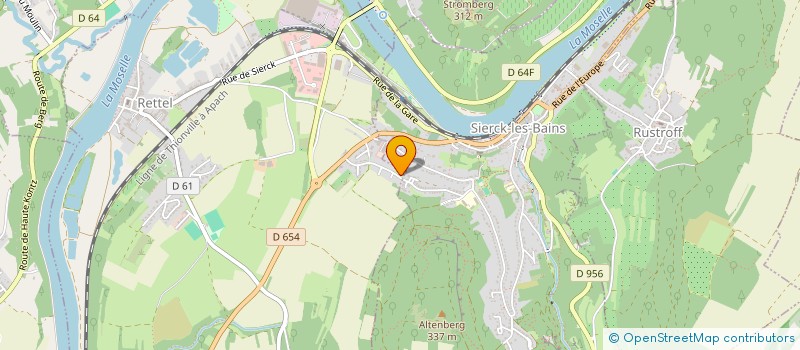 localisation de l'entreprise MONSIEUR CHRISTOPHE CASIGLIO  RETTEL