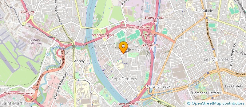 localisation de l'entreprise MONSIEUR CHRISTOPHE CASSA à TOULOUSE