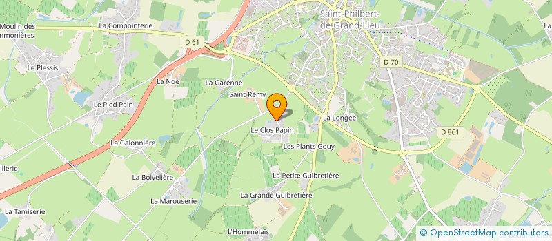 localisation de l'entreprise MONSIEUR CHRISTOPHE CASSEL  SAINT-PHILBERT-DE-GRAND-LIEU