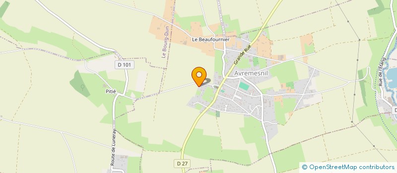 localisation de l'entreprise MONSIEUR CHRISTOPHE CASSIAU  AVREMESNIL