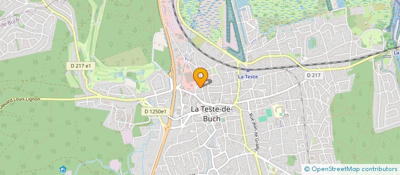 localisation de l'entreprise MONSIEUR CHRISTOPHE CASTAING  LA TESTE-DE-BUCH