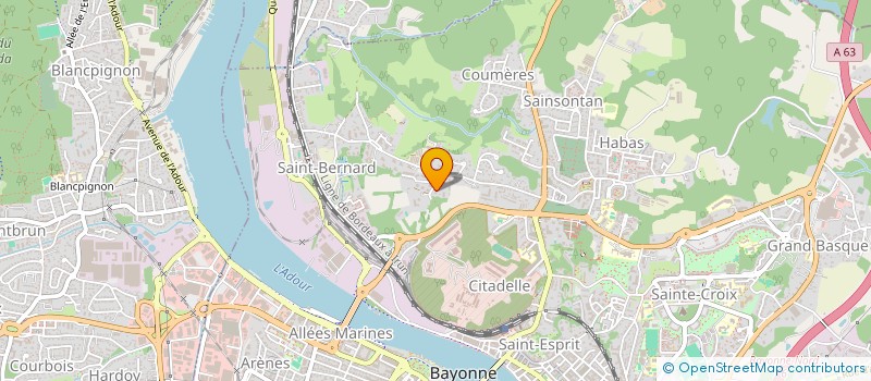 localisation de l'entreprise MONSIEUR CHRISTOPHE CASTANCHOA  BAYONNE