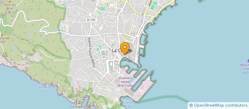 localisation de l'entreprise MONSIEUR CHRISTOPHE CASTERAS  LA CIOTAT