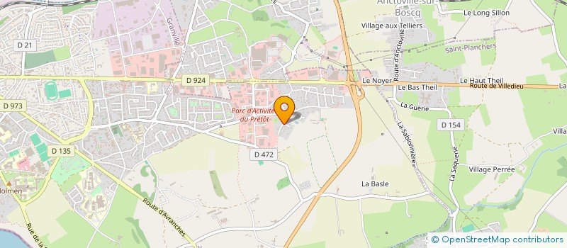 localisation de l'entreprise MONSIEUR CHRISTOPHE CATHERINE  GRANVILLE