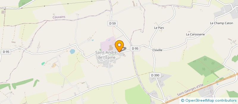 localisation de l'entreprise MONSIEUR CHRISTOPHE CATHERINE  SAINT-ANDRE-DE-L'EPINE