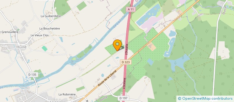 localisation de l'entreprise MONSIEUR CHRISTOPHE CATILLON  HUILLE-LEZIGNE