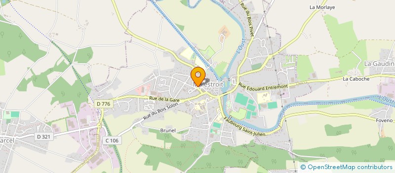 localisation de l'entreprise MONSIEUR CHRISTOPHE CATREVAUX  MALESTROIT