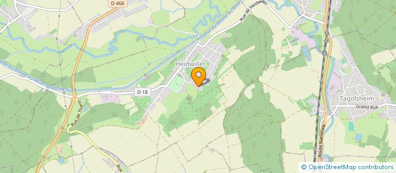 localisation de l'entreprise MONSIEUR CHRISTOPHE CATRIN-IETRI  HEIDWILLER