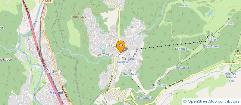 localisation de l'entreprise MONSIEUR CHRISTOPHE CAU  ARACHES-LA-FRASSE