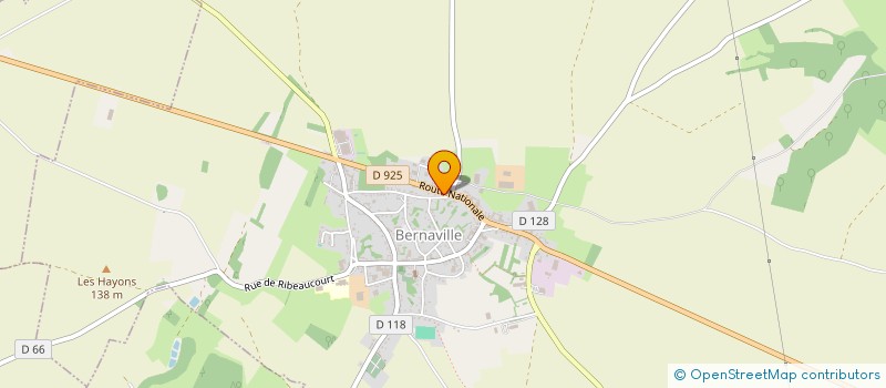 localisation de l'entreprise MONSIEUR CHRISTOPHE CAUCHOIS  BERNAVILLE