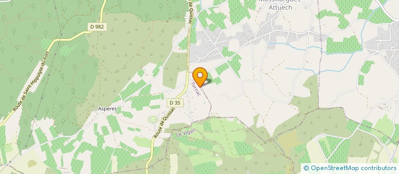 localisation de l'entreprise MONSIEUR CHRISTOPHE CAUQUIL  TORNAC