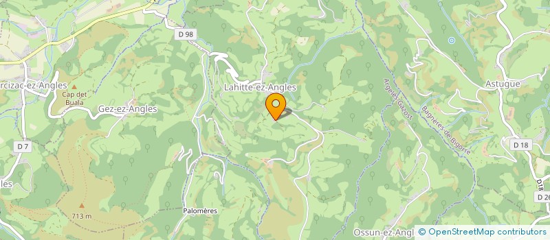 localisation de l'entreprise MONSIEUR CHRISTOPHE CAUSSADE  ARRAYOU-LAHITTE