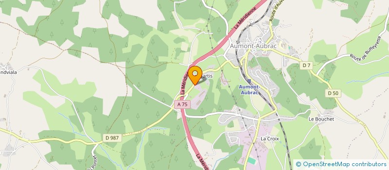 localisation de l'entreprise MONSIEUR CHRISTOPHE CAUSSE  PEYRE EN AUBRAC