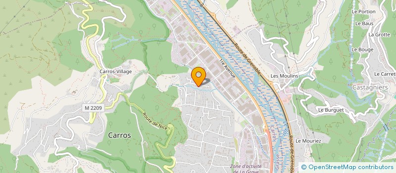 localisation de l'entreprise MONSIEUR CHRISTOPHE CAUTARD à CARROS