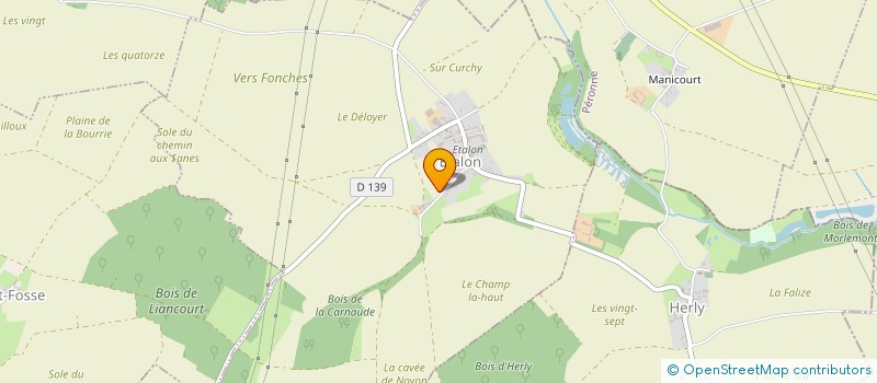 localisation de l'entreprise MONSIEUR CHRISTOPHE CAUVIN  ETALON