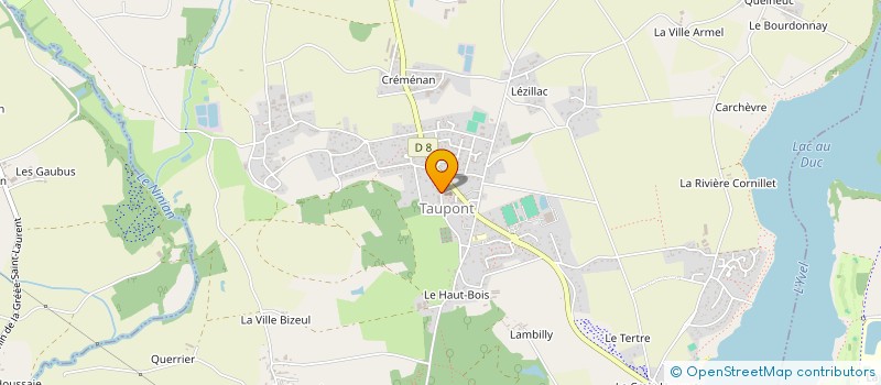 localisation de l'entreprise MONSIEUR CHRISTOPHE CAVALIER  TAUPONT