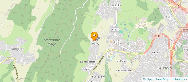 localisation de l'entreprise MONSIEUR CHRISTOPHE CAVALLI  SILLINGY