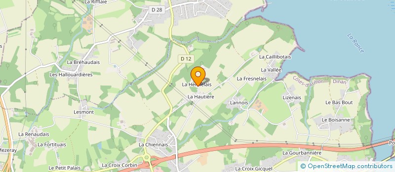 localisation de l'entreprise MONSIEUR CHRISTOPHE CAVE  LANGROLAY-SUR-RANCE