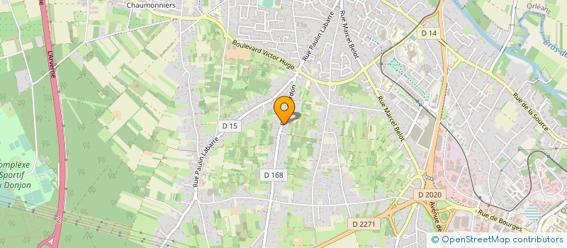 localisation de l'entreprise MONSIEUR CHRISTOPHE CAVEREAU à OLIVET