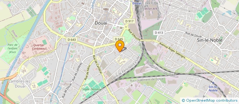 localisation de l'entreprise MONSIEUR CHRISTOPHE CAVITTE  DOUAI