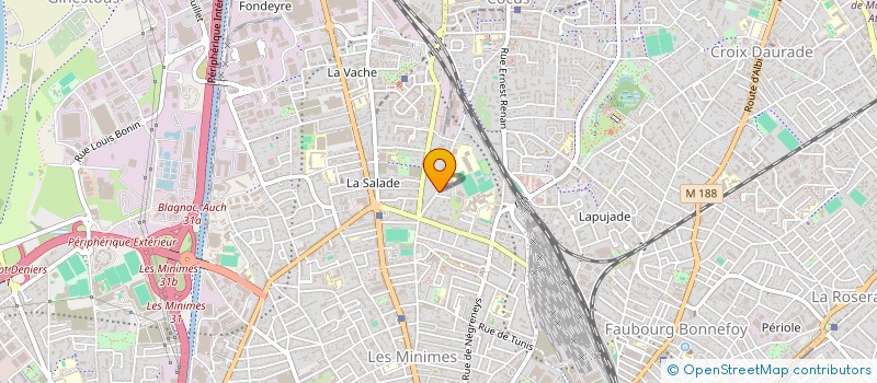 localisation de l'entreprise MONSIEUR CHRISTOPHE CAZAUX à TOULOUSE