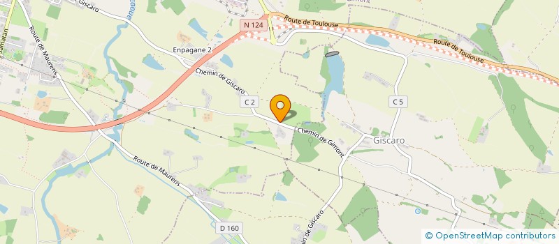 localisation de l'entreprise MONSIEUR CHRISTOPHE CECCO  GIMONT