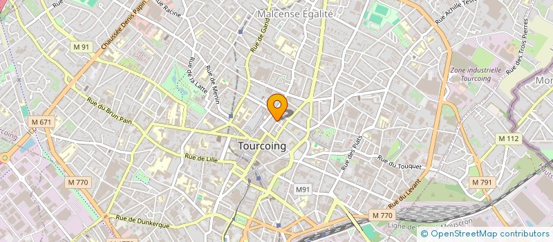 localisation de l'entreprise MONSIEUR CHRISTOPHE CELLIER à TOURCOING