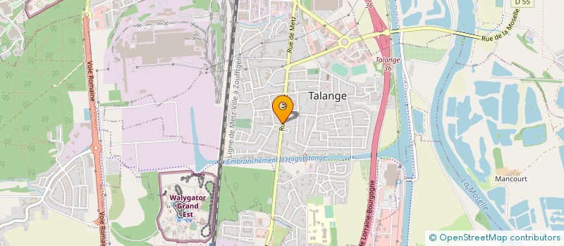 localisation de l'entreprise MONSIEUR CHRISTOPHE CENDOL  TALANGE