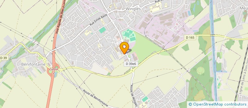 localisation de l'entreprise MONSIEUR CHRISTOPHE CENDRE  WINGLES