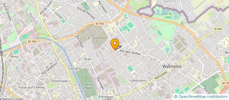 localisation de l'entreprise MONSIEUR CHRISTOPHE CENICOLA  WATTRELOS