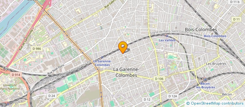 localisation de l'entreprise MONSIEUR CHRISTOPHE CERCEAU à LA GARENNE COLOMBES