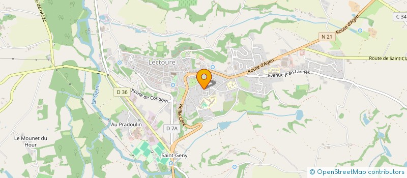 localisation de l'entreprise MONSIEUR CHRISTOPHE CESCATTI  LECTOURE