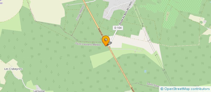 localisation de l'entreprise MONSIEUR CHRISTOPHE CESSY  SAINT-LAURENT-MEDOC